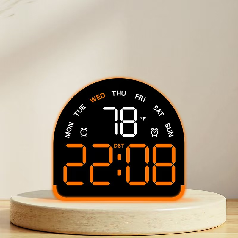 Ceas digital 5522, alarmă, temperatură și lumină ambientală