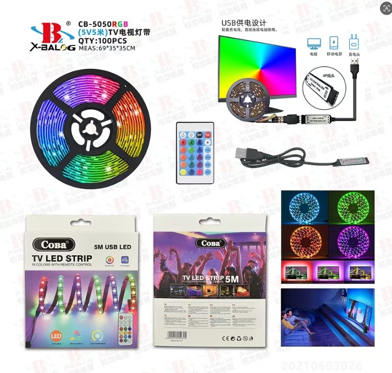 Banda LED COBA CB-5050RGB-TV5M