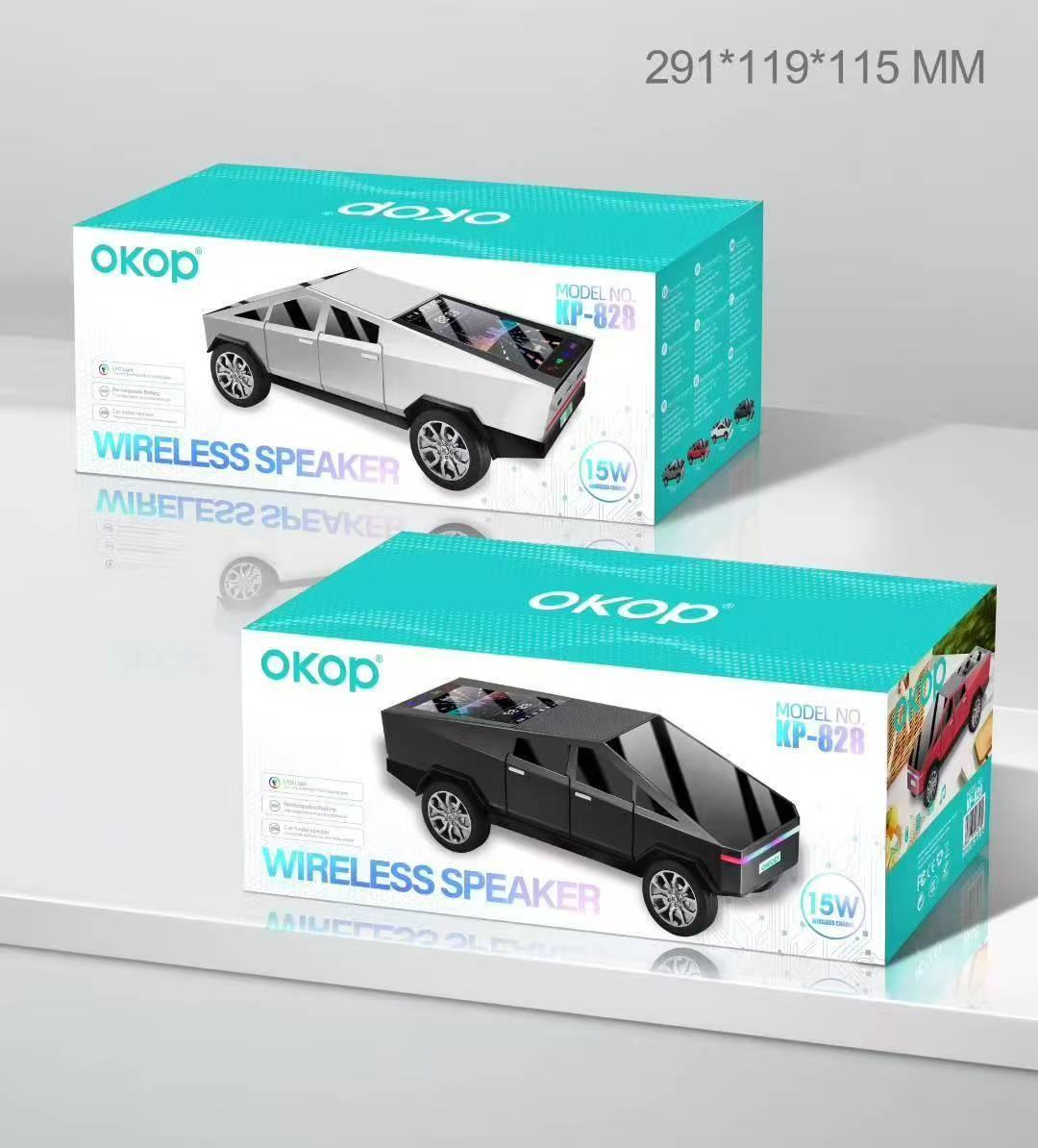Boxă portabilă OKOP KP-828, Bluetooth 5.4, 15 W