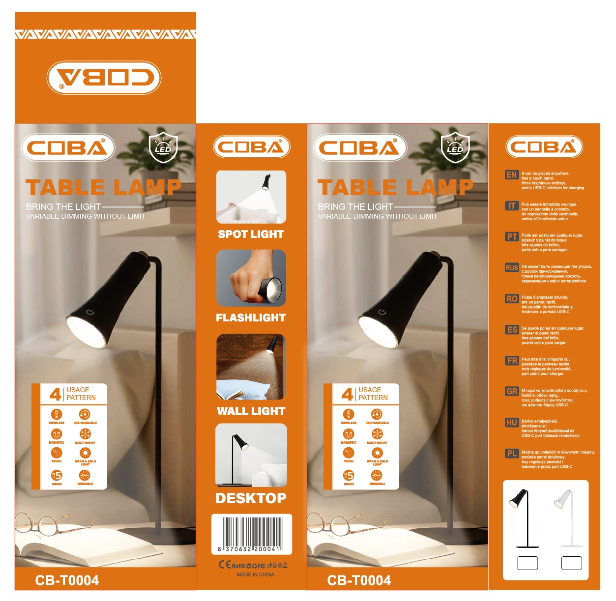 Lampa de birou COBA CB-T004
