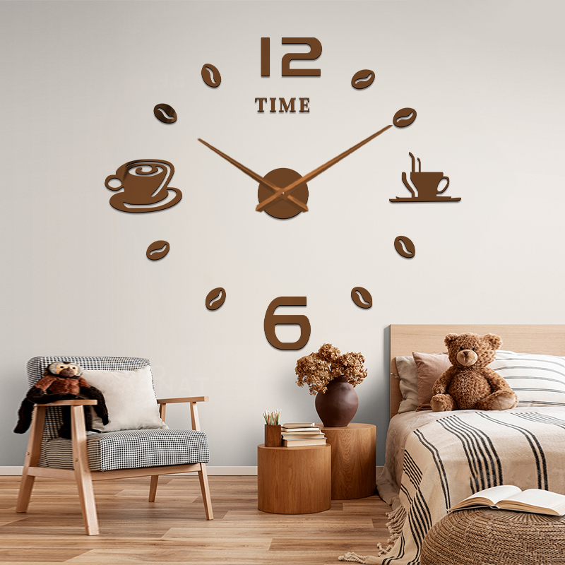 Ceas de perete ZH174820, decor cafea, DIY