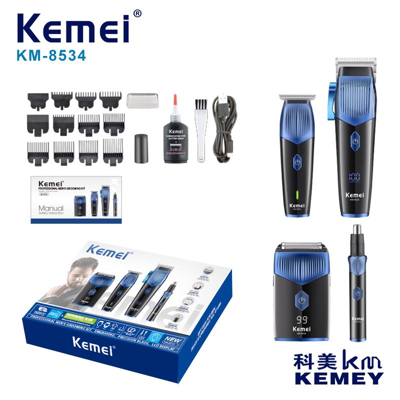 Set de îngrijire Kemei KM-8534, 4 în 1