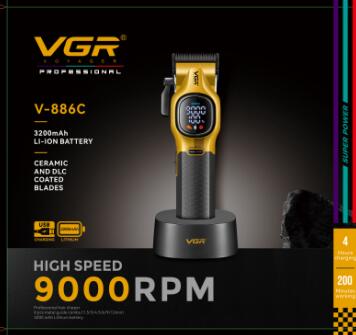 Mașină de tuns VGR V-886C auriu