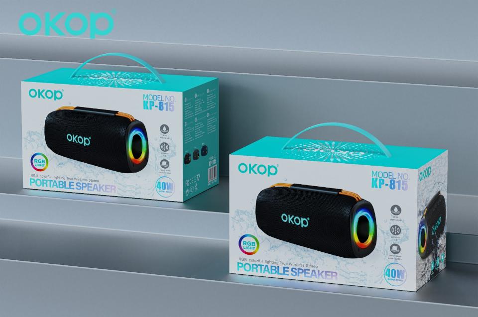 Boxă portabilă OKOP KP-815, Bluetooth 5.4