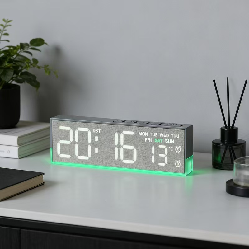 Ceas digital 5532, LCD, alarmă și temperatură
