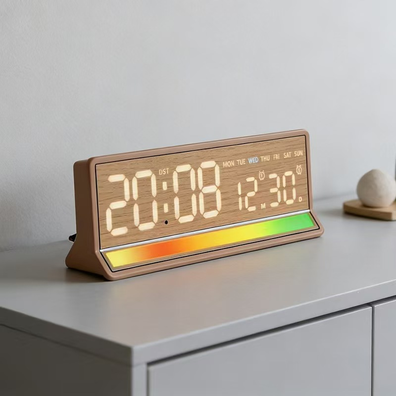 Ceas digital 5536 cu alarmă și iluminare RGB
